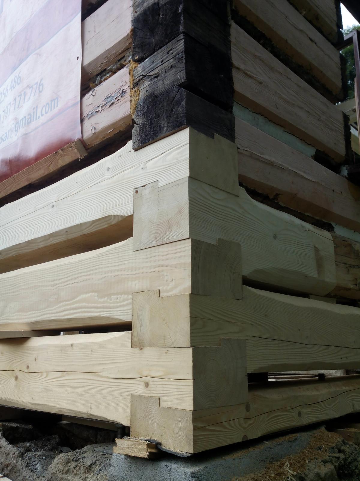 Rekonstrukce a výměna starých dřevěných prvků
